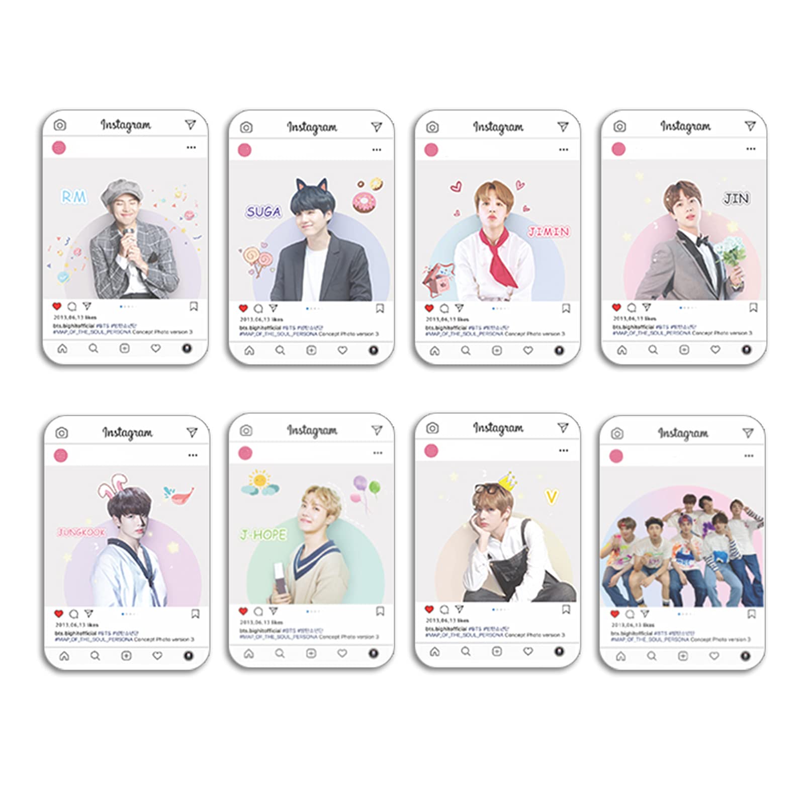 BTS Album Map Of The Soul 7 Love Yourself Photocards Kpop