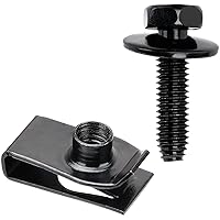 Vista 1 de OAUTOO Surtido de 20 juegos de pernos y tuercas en U M6-1.0