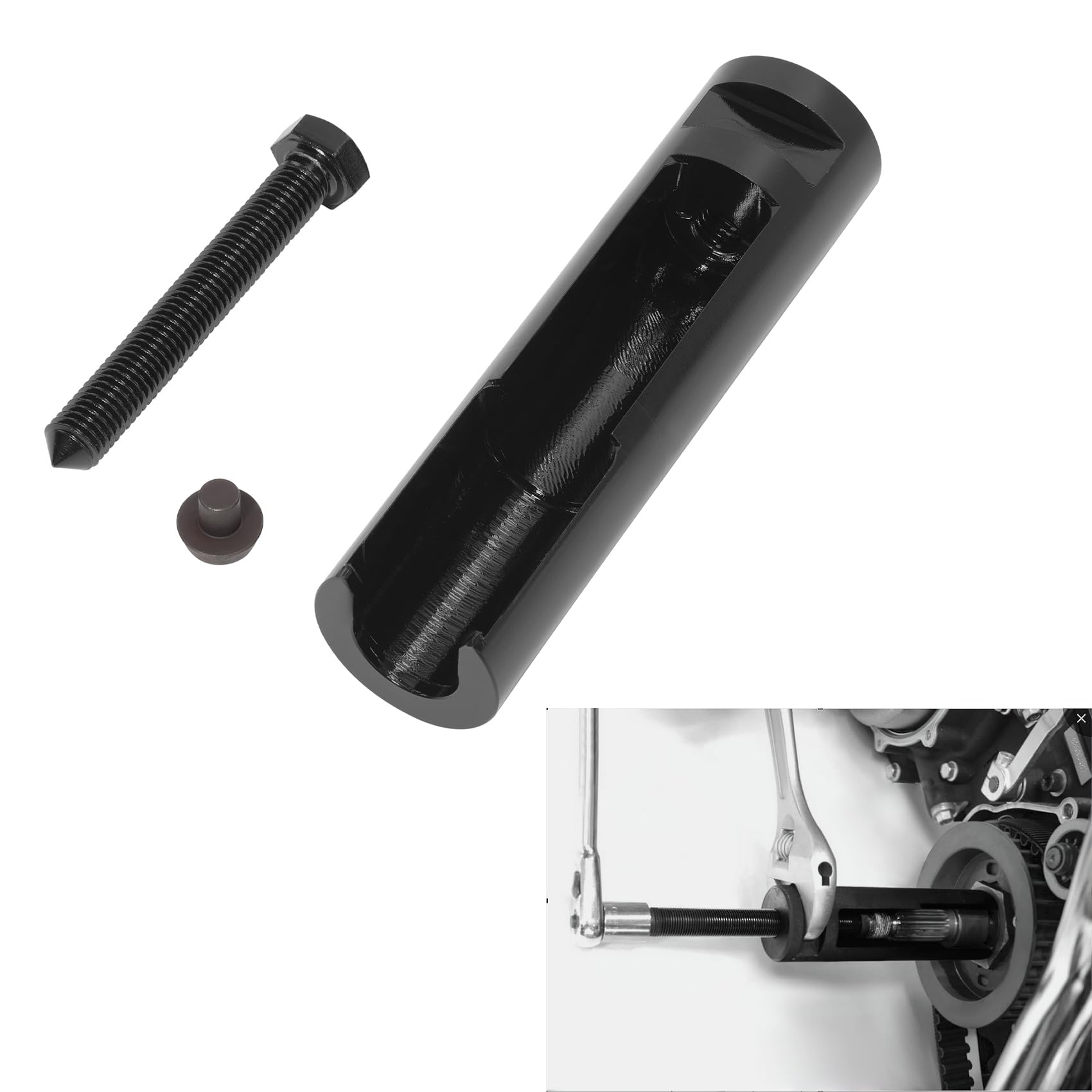 Green-L Motorcycle Mainshaft Bearing Inner Installer Puller Tool Fit for Harley Big Twins 1984-2024