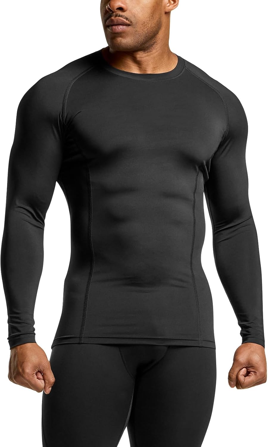 ATHLIO Men's UPF 50+ Long Sleeve Compression Shirts, Water Sports Rash Guard Base Layer, Athletic Workout Shirt - Image 8