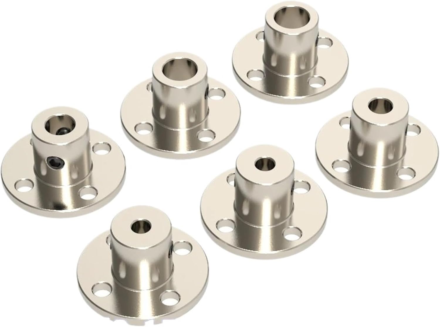 5-15pcs/lot Rigid Flange Coupling 3/3.17/4/5/6/6.35/7/8/10/11/12/14mm Motor Guide Shaft Coupler Connector(5pcs 11mm)