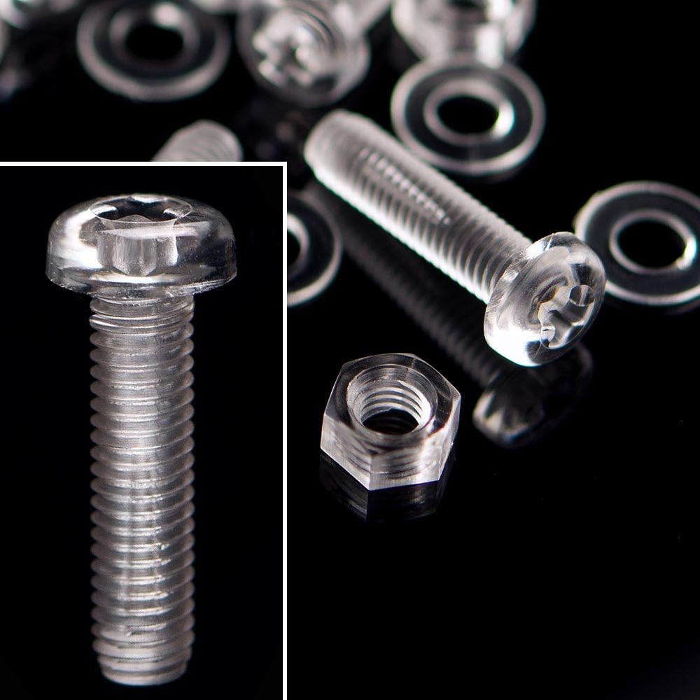 KiWAV Magazi M5 Thread Diameter 20mm Long Phillips Head Plastic Screws