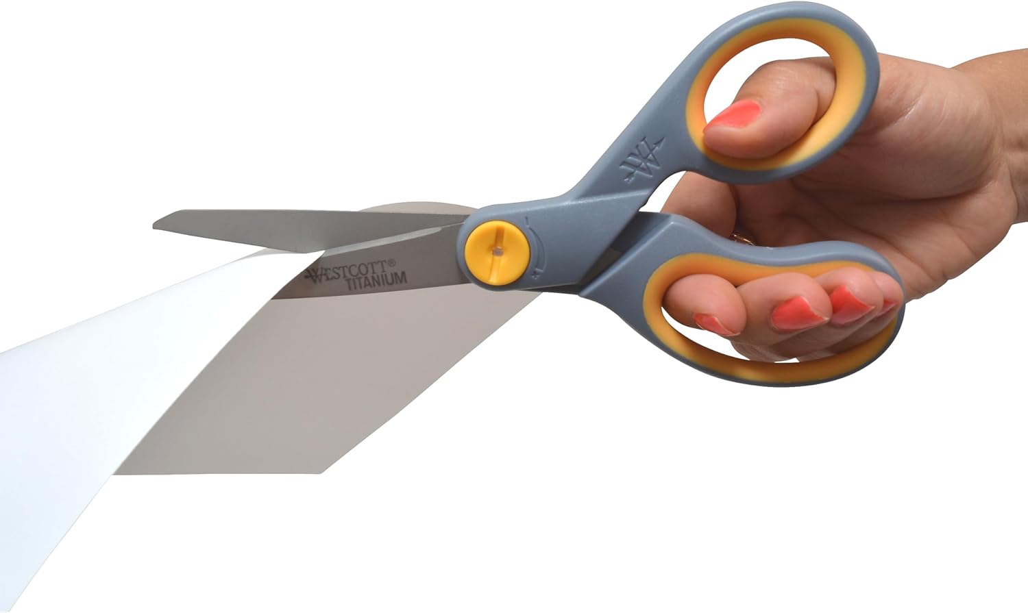 Westcott 13901 Titanium Bonded Scissors, 8-Inch Straight, 2/Pack