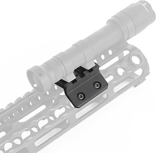 Miniatura 8 de NOBUHIRO Soporte de luz compensada de aleación de aluminio de metal, serie M300 M600 linterna táctica extensión de luz de montaje desplazado,