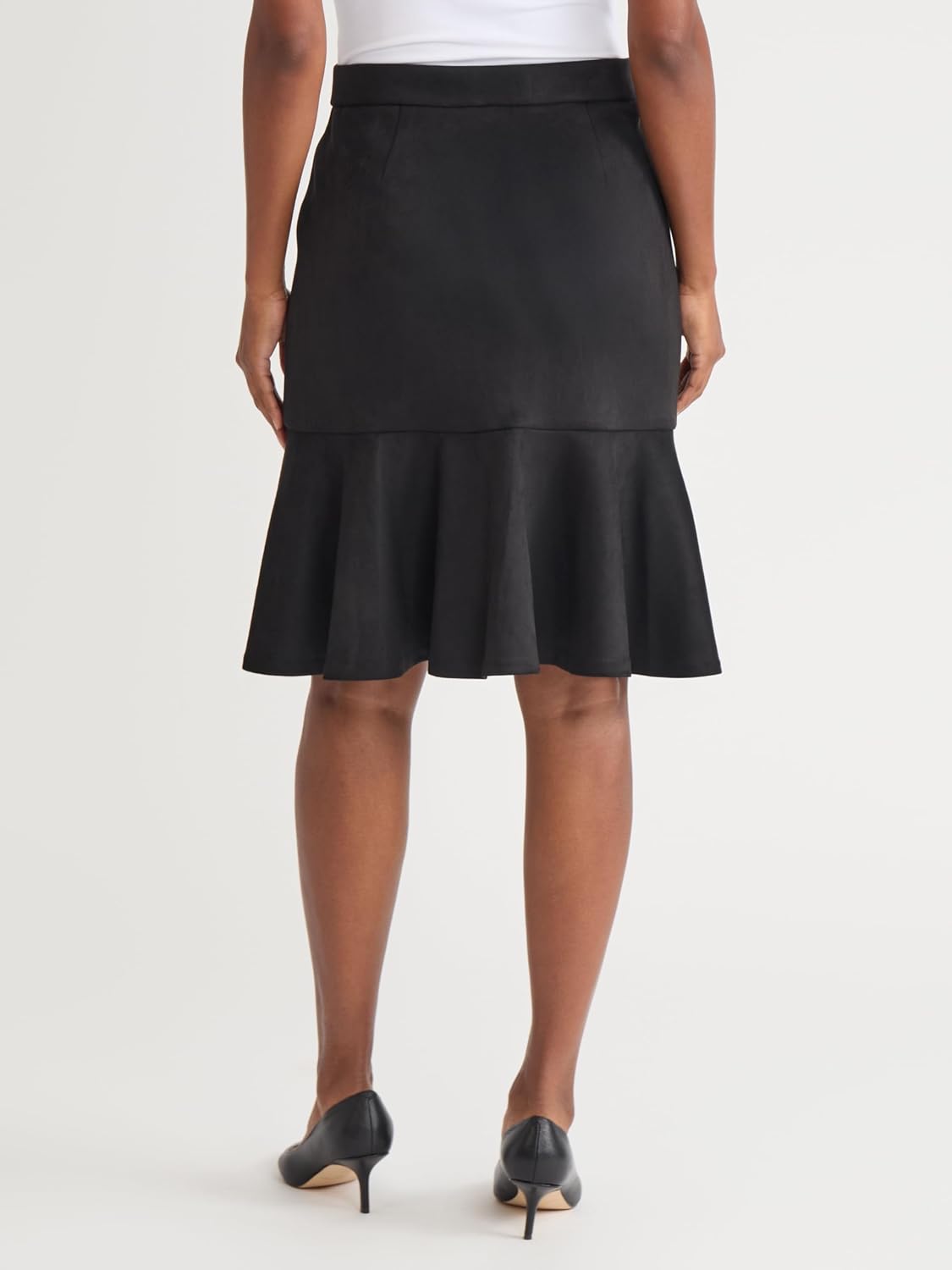 Kasper Women's Front Pleated Pull-on Skirt