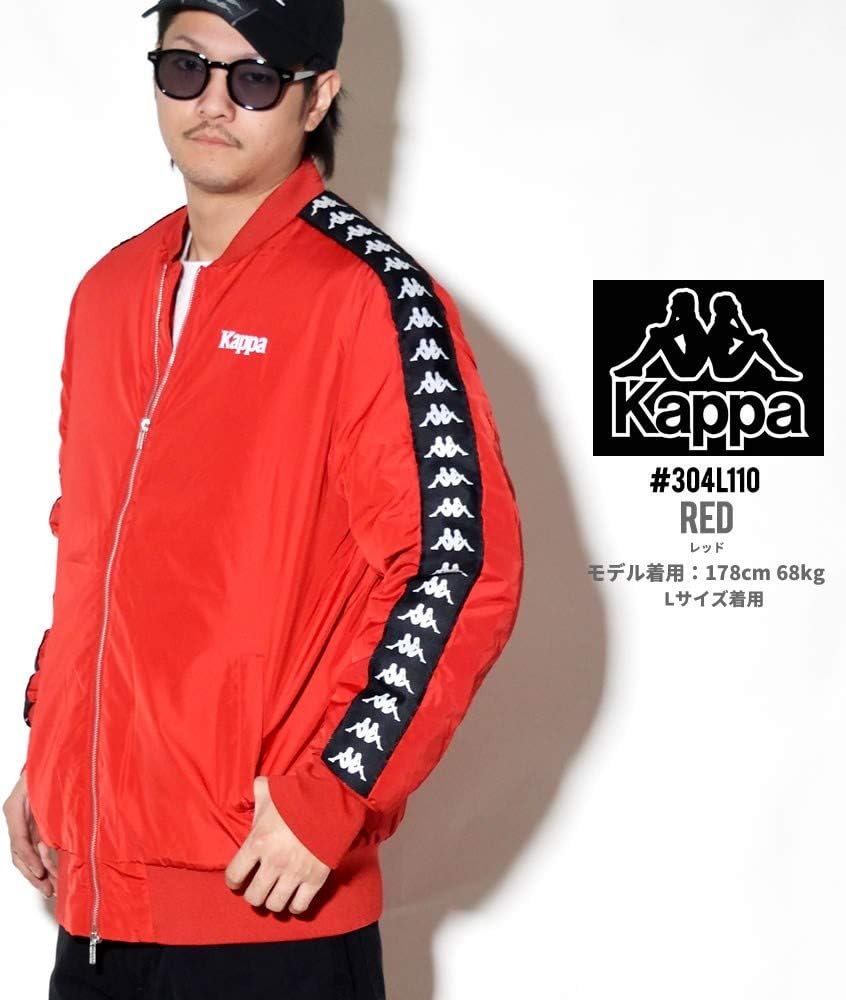 Amazon | [カッパ] トラックジャケット 304L110 レッド M [並行輸入品