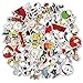Snoopy Lot de 50 autocollants étanches pour valise Motif graffiti Europe et Amérique