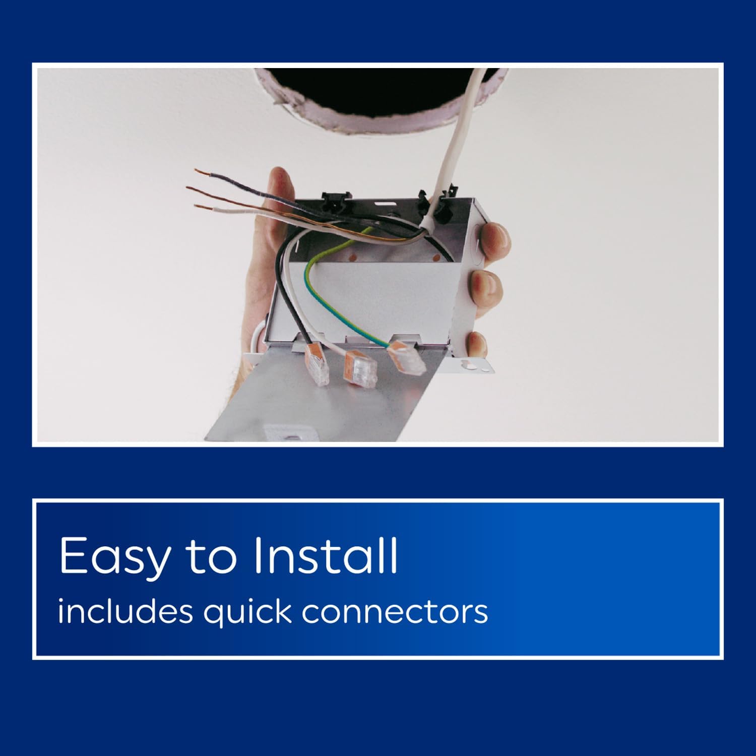 GE Color Select LED Wafer Downlight, Premium High-Lumen Direct Wire Ceiling Light, 6-Inches (4 Pack) - Image 3