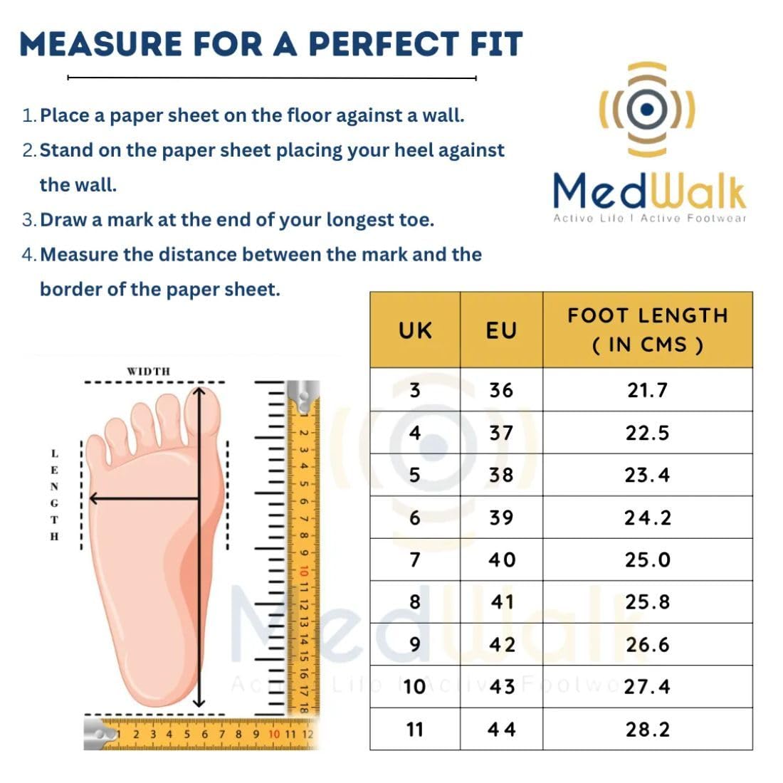 MedWalk Adult MCP Soft Insole : Amazon.in: Shoes & Handbags