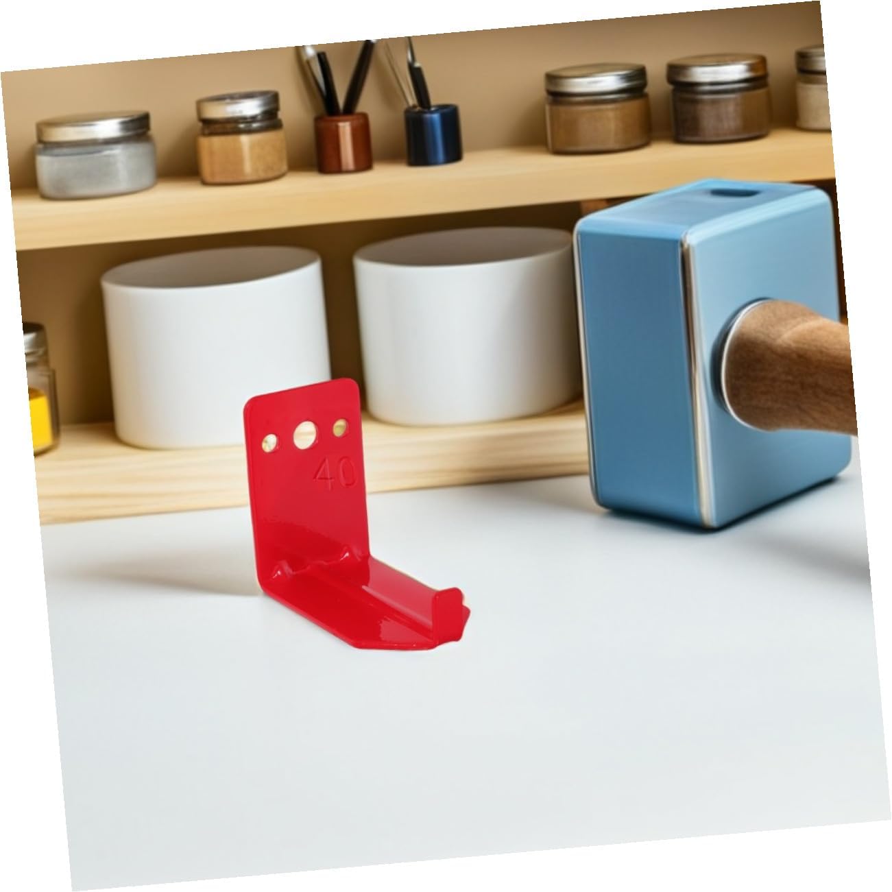 Unomor 12pcs 40 Lbs Fire Extinguisher Wall Mount Brackets Metal Holder with Screws and Gaskets for Dry Chemical and Water Extinguishers for Industrial and Facility Safety