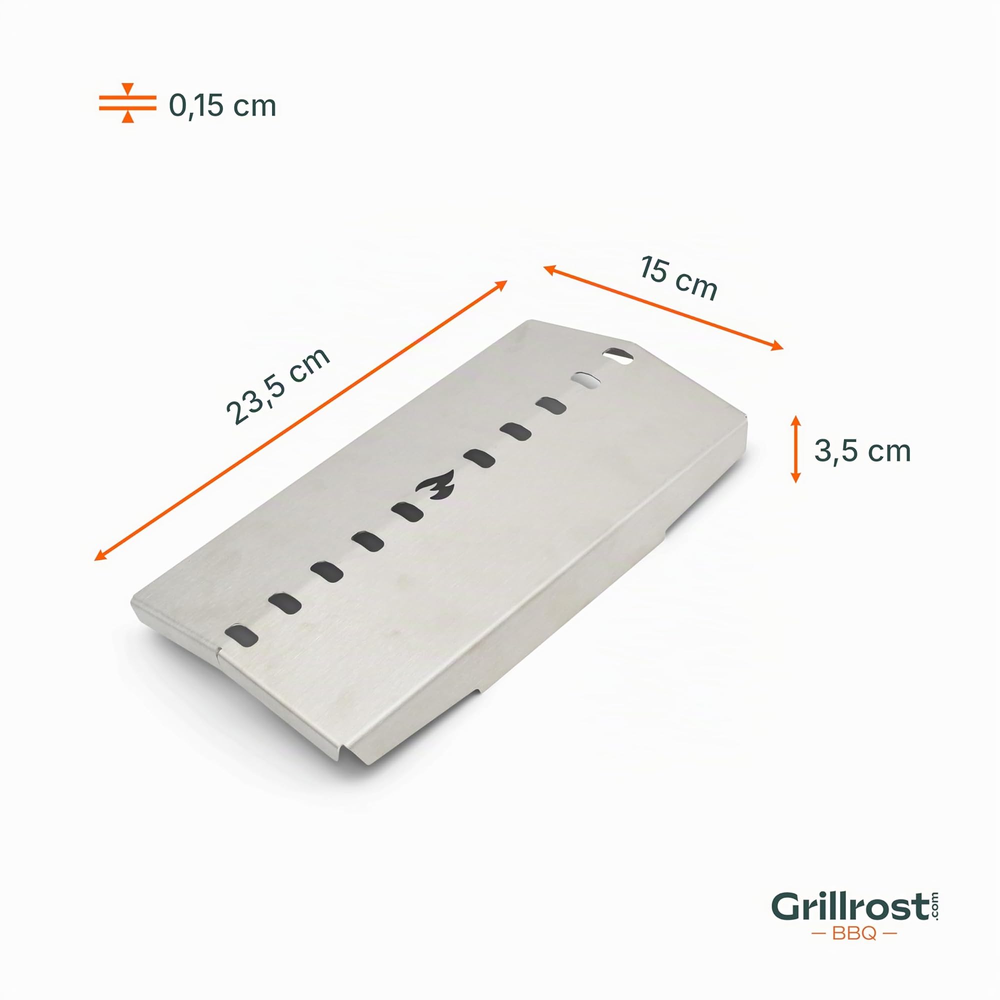 Grillrost.com Das Original Riflettore di Calore Broil King Baron, Imperial, Regal - Migliore distribuzione del Calore e Assenza di incendi di Grasso