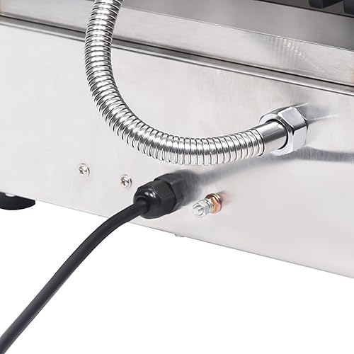 Miniatura 9 de Mini máquina comercial para hacer donas, 12 rejillas de 2.0 in, máquina eléctrica para hacer donas, mini panadero de donas de calefacción de doble