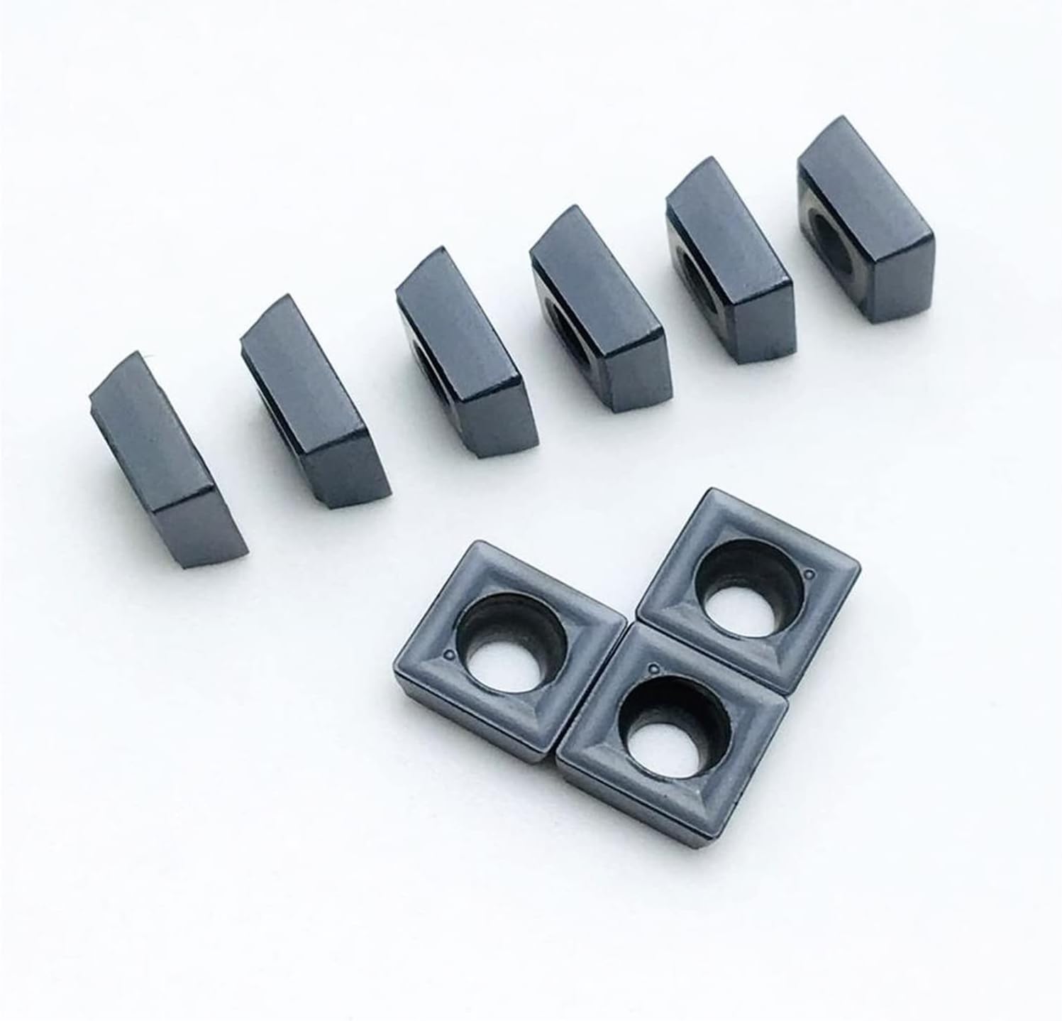 Carbide Tool 10 Turning Tools SPMG060204 DG TT8020 SPMG060204 DG TT9030 Carbide Insert Diamond External Turning Tool Milling Cutter (Angle : SPMG060204 DG TT9030, Shank Diameter : 10PCS(1box))