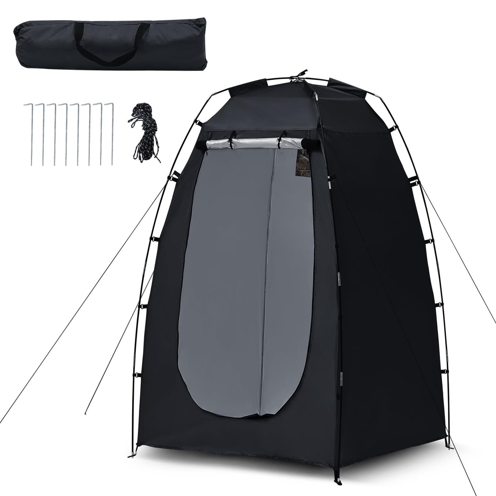 LEMROE Tente de plage avec sac de transport - Tente de douche étanche - Tente de toilette mobile pour le camping, la randonnée, l'extérieur - Tente pop-up