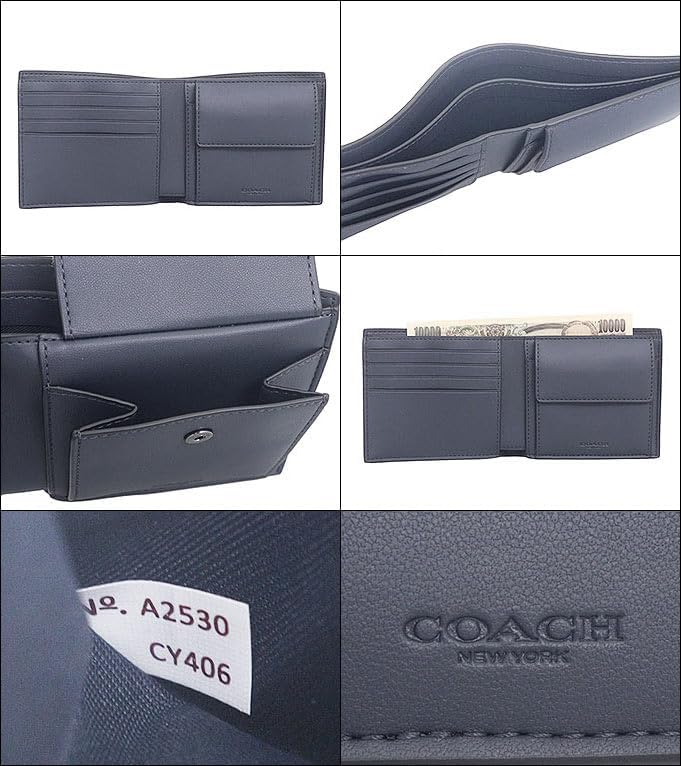 Amazon.co.jp: [コーチ] 財布(二つ折り財布) FCY406 CY406 デニム