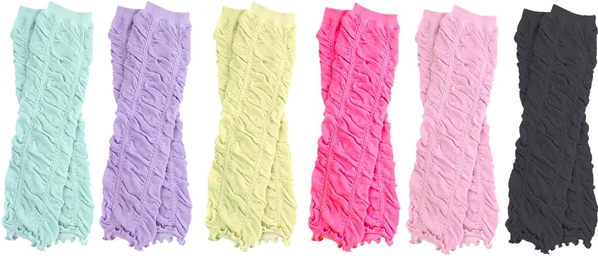 juDanzy Newborn 6 Pack Baby Leg Warmers