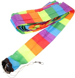 INOOMP Kite Tail Kite Tail Colorful Kite Long Tail Kite End Ribbon Kite Accessory Streamer DIY Kite Ribbon Decoration