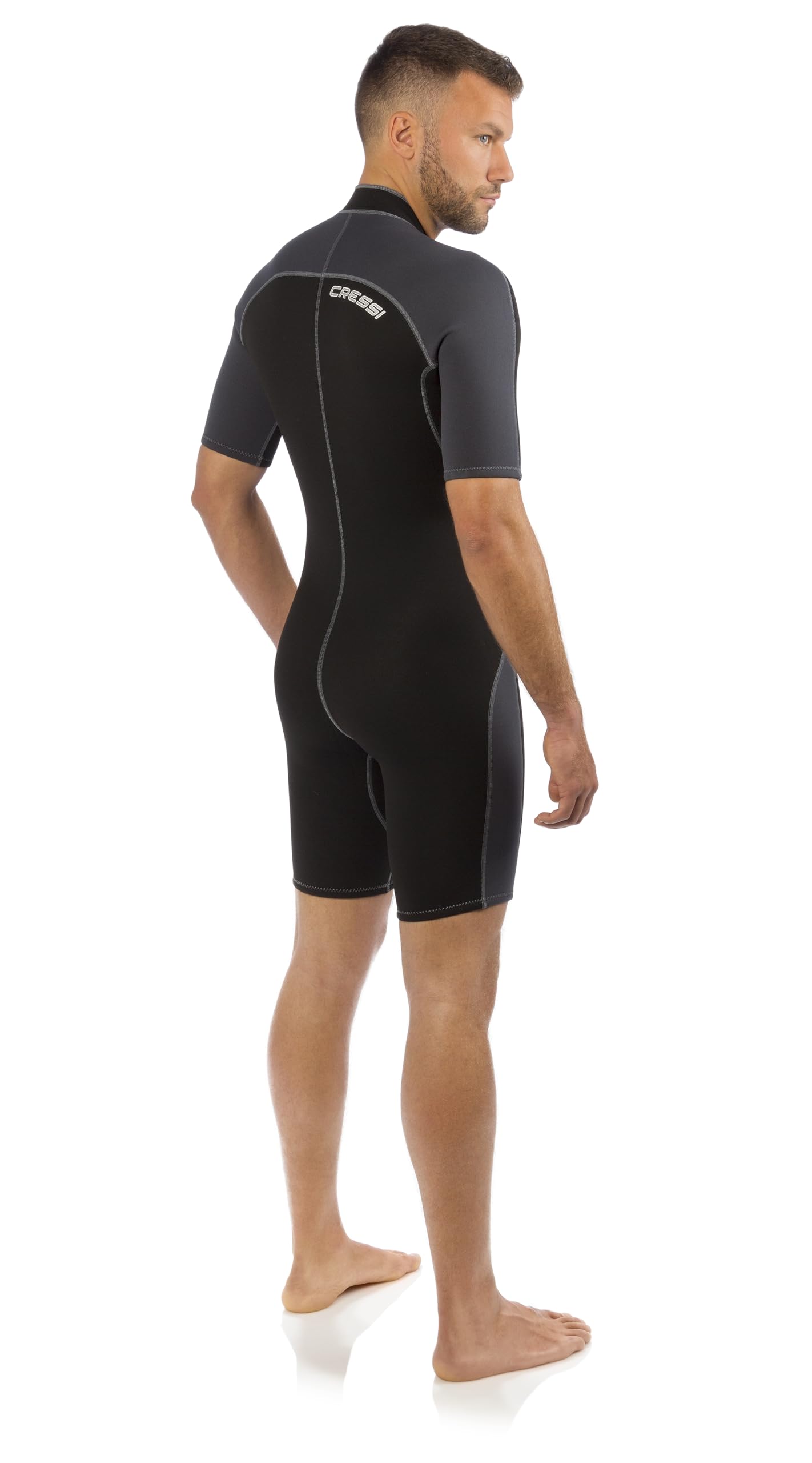Cressi Lido Man Shorty Wetsuit 2mm - Muta Shorty per snorkeling, nuoto e sport acquatici, in Neoprene Ultra Stretch 2mm, per Uomo