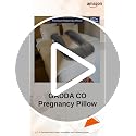 Image of GADDA CO Pregnancy Pillows for Sleeping U-Shape Full Body Pillow and Maternity Support - for Back, HIPS, Legs, Belly for Pregnant Women with Removable Washable Velvet Cover (Grey)