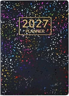 2027 Daily Planner - Weekly Monthly Organizer | Undated Goal Planner | 2027 Day Planner Book Calendar for Teacher Student Kids Family Home School Office Business Trip