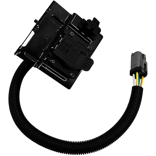 YC3Z-13A576-CA Enchufe de arnés de cableado de remolque de 4 y 7 pines compatible con Ford F250 F350 Super Duty Ford 1999 2000 2001