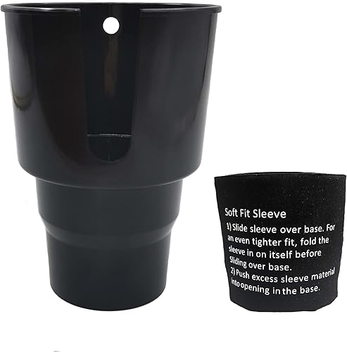 Expansor de portavasos de automóvil para botella de 32 y 40 onzas con funda para tazas, inserto de portavasos para botellas de agua grandes para