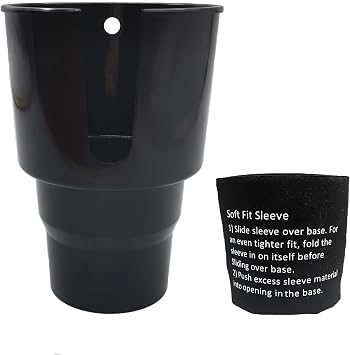 Car Cup Holder Expander for 32 oz and 40 oz Bottle with Cup Sleeve,Automotive Large Water Bottle Cup Holders Insert,All Purpose Big Drink Cupholder Coffee Mug Adapter