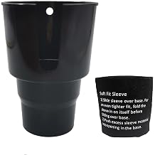 Car Cup Holder Expander for 32 oz and 40 oz Bottle with Cup Sleeve,Automotive Large Water Bottle Cup Holders Insert,All Purpose Big Drink Cupholder Coffee Mug Adapter