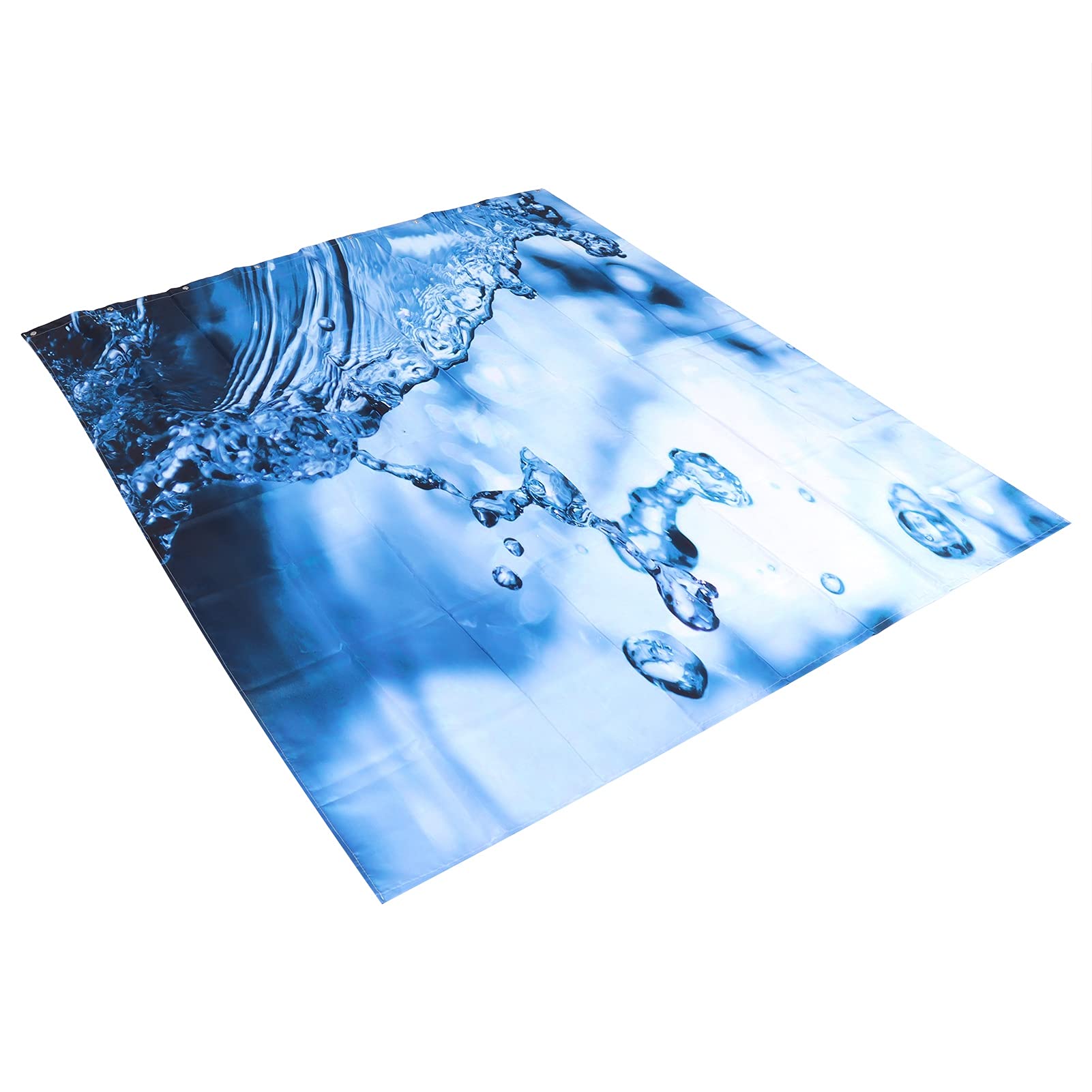 Rideau de douche polyester pongé HD 180x180 écran confidentialité