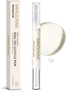 IMMO Ozonated Oil Nail Care Pen, Natural Plant-Based Nail Oil Cuticle Pen for Nail Strengthener & Growth, Organic Ozone Oils for Nail Surface Cleansing & Appearance Care, 1 Pack, 3ML/0.1 Fl Oz