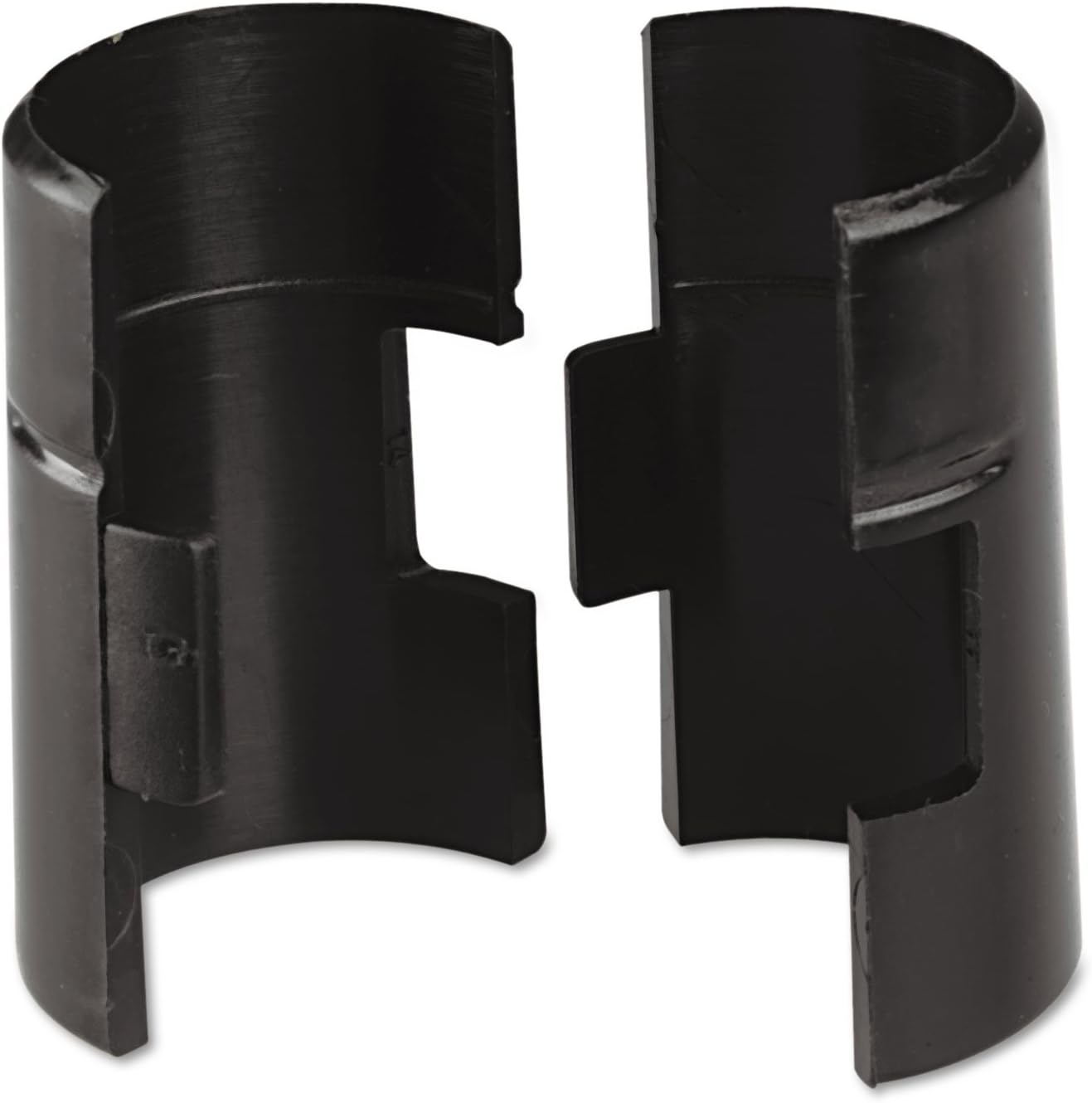 Alera Wire Shelving Shelf Lock, Plastic, Black, 4 Clips/Pack