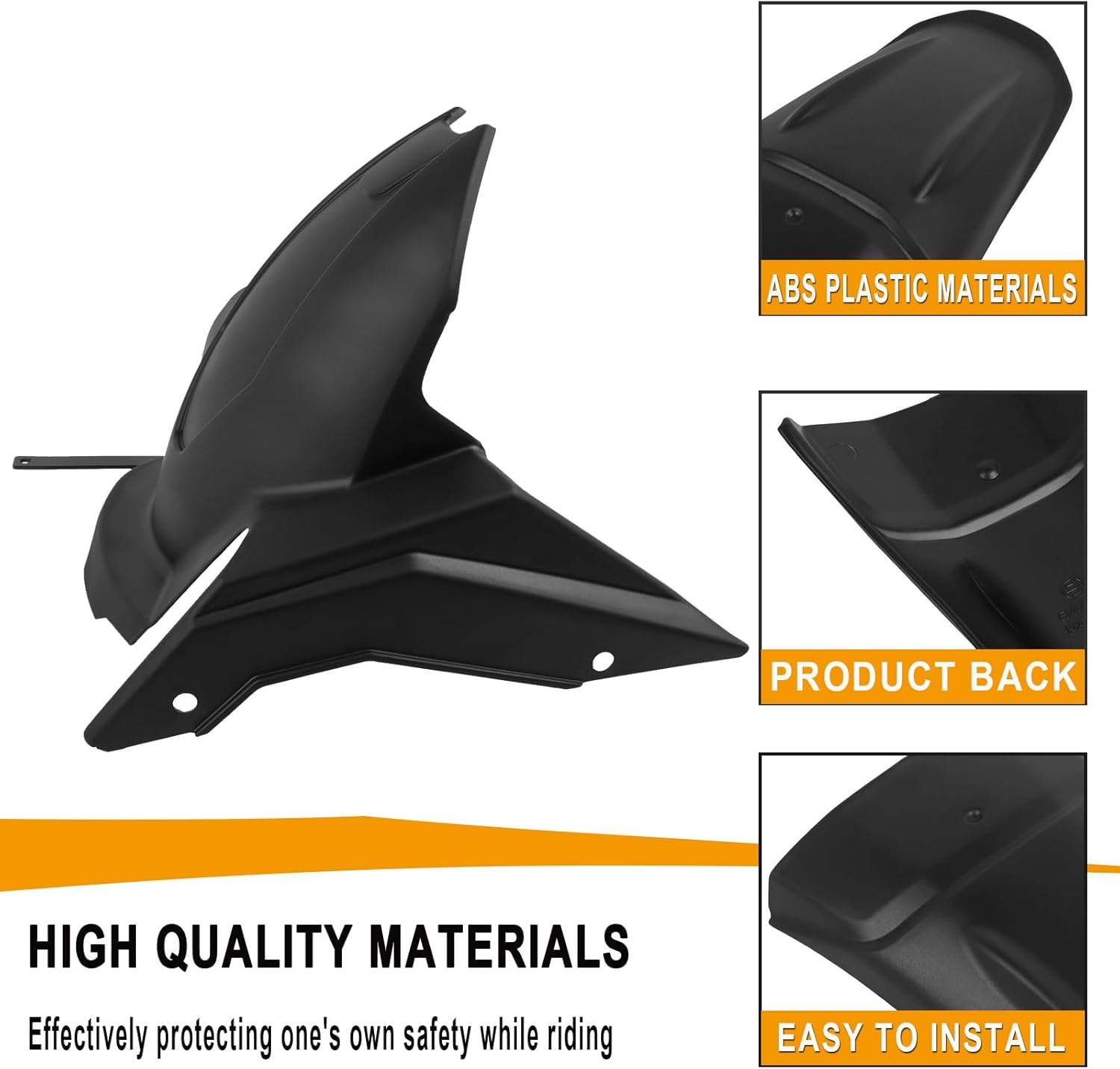 Motorcycle Mudguard Extender Extension Replacement for Suzuki GSX8S GSX-8S 2023 2024 2025 GSX8R GSX-8R 2024 2025 Rear Mudguards Splash Guard (Type B)