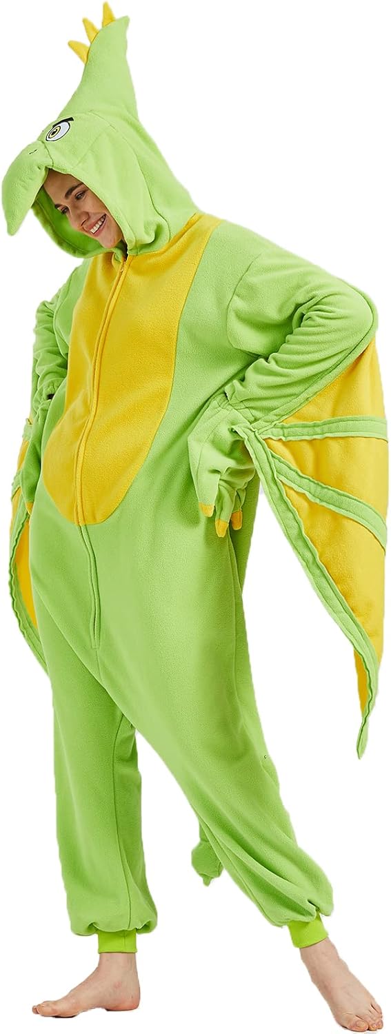 Adult Pterosaur Dinosaur Onesie Pajamas - Christmas & Halloween Cosplay - Image 4
