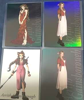 Amazon.co.jp: FF7 デジタルカード+ vol.1 エアリス 4枚