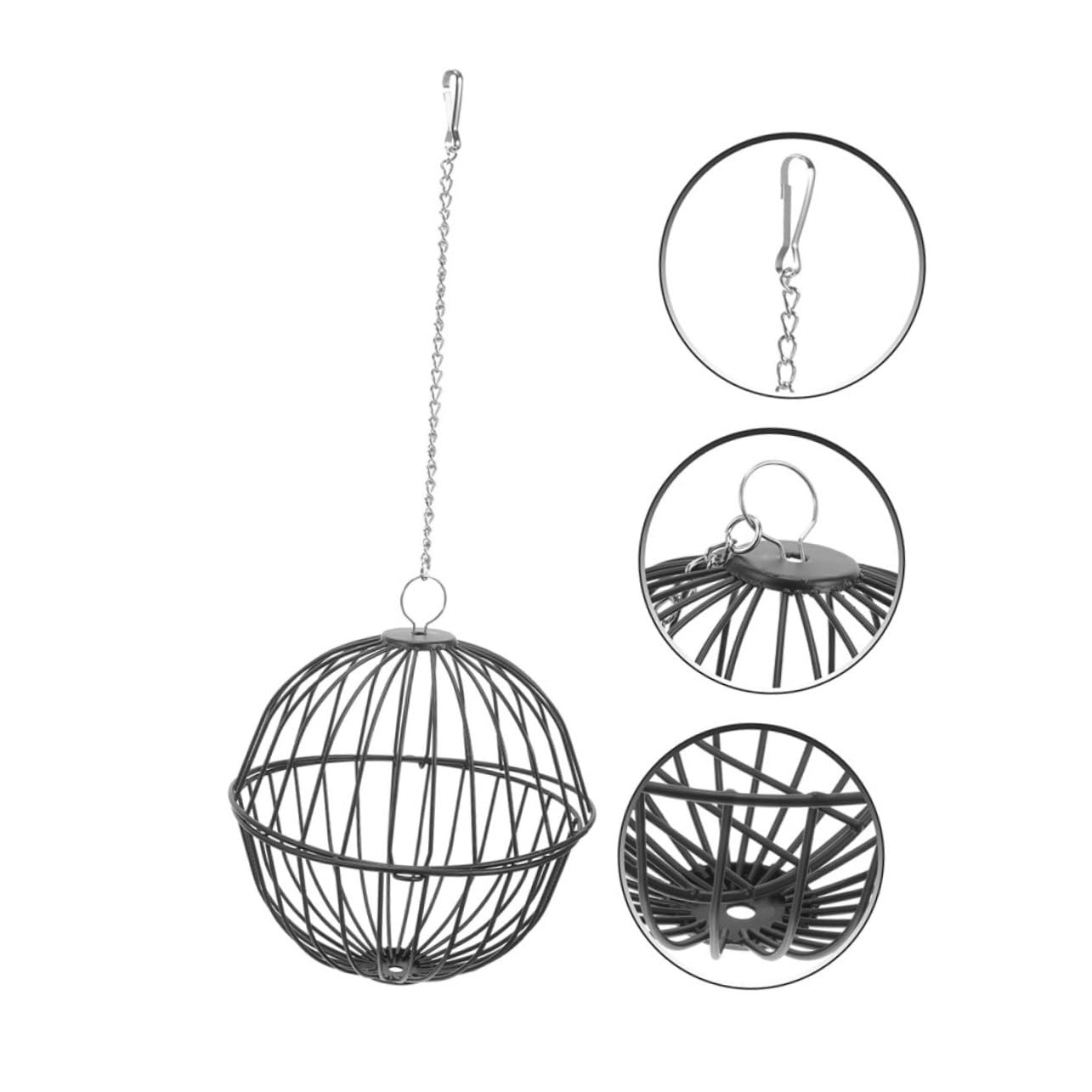 4pièces Distributeur De Foin pour Lapins Boules à Grains Suspendues pour Animaux De Compagnie Jouets Amusants pour Rongeurs Et Oiseaux Accessoire De Cage pour Hamsters Et