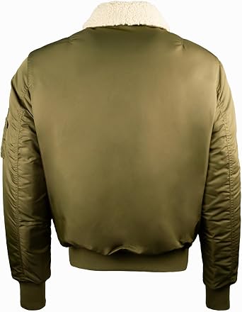 TOP GUN B-15 Mens Heavy Duty Flight Bomber Jacket