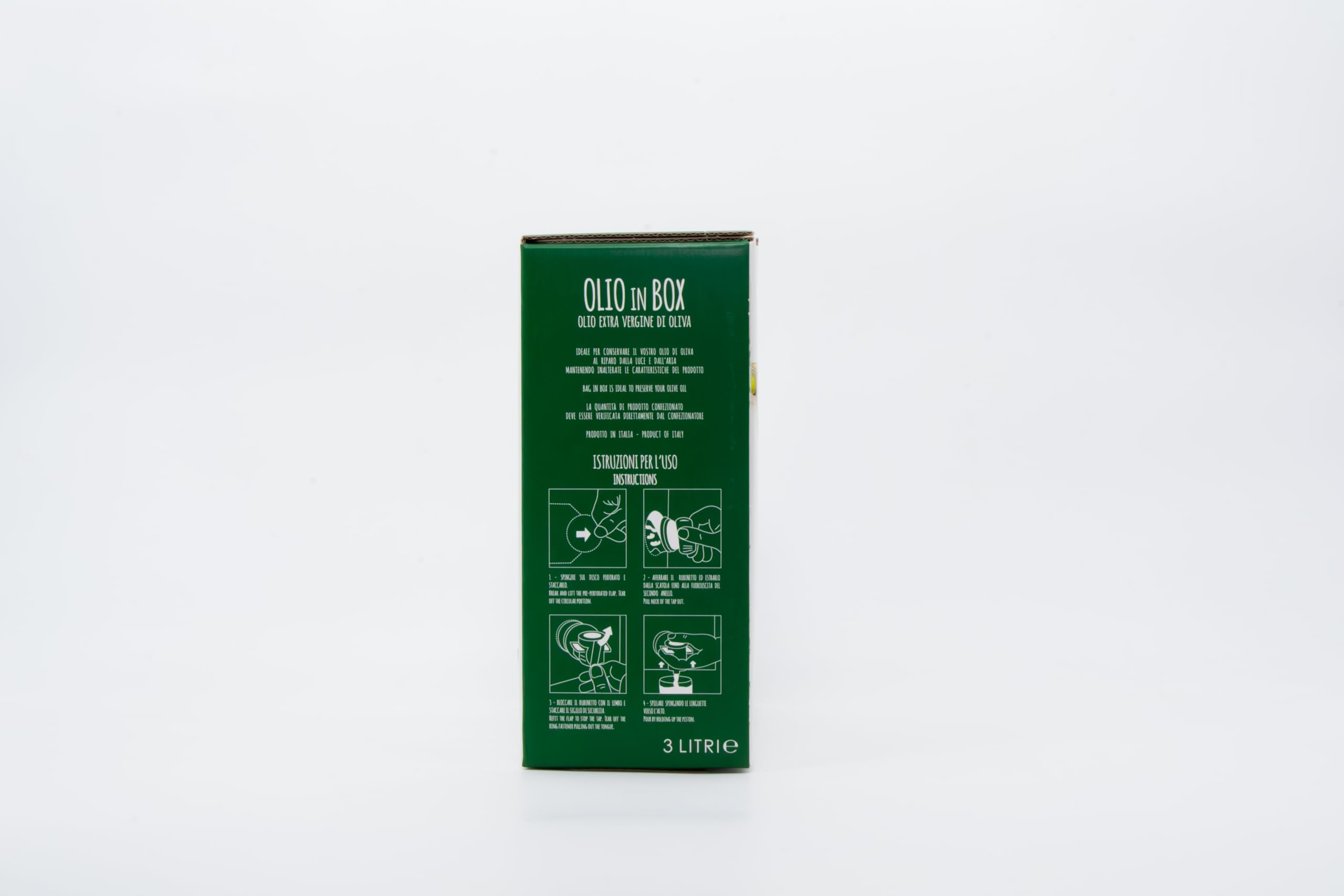 NovusPuglia – Oliwa z oliwek Extra Virgin 100% włoska – Bag-in-Box 3L – Tłoczona na zimno – Coratina & Ogliarola – Zbiory 2024/25