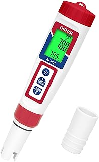 Hydrogen Tester, GIDIGI pH Meter, Digital pH TDS Meter for Water, Accurate ORP Meter, 4 in 1 pH H2 ORP Temp Test kit for H...