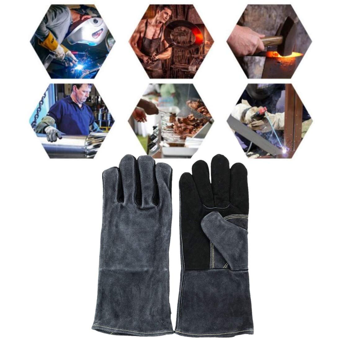 Luxe Hittebestendige Handschoen - Kachels en Haardenwinkel