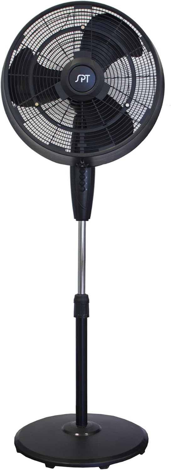 SPT 18″ Oscillating Misting Fan BLACK 18 INCH
