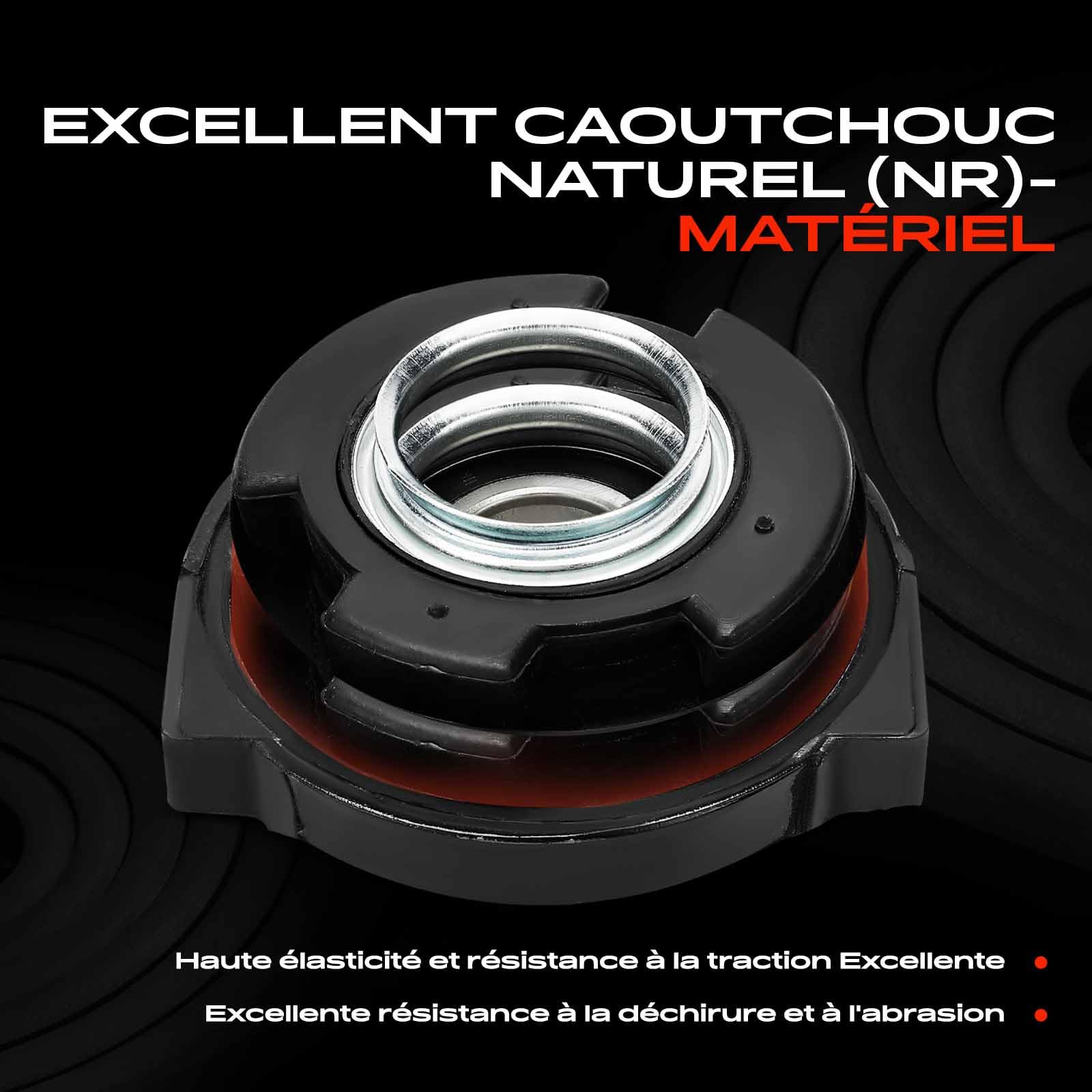 Frankberg Palier central d'arbre de transmission Avec roulement à billes Compatible avec Pick-up D21 2.4L 1985-1998 Pick-up D22 2.4L 1998-2005 Remplacer# 3752132G25
