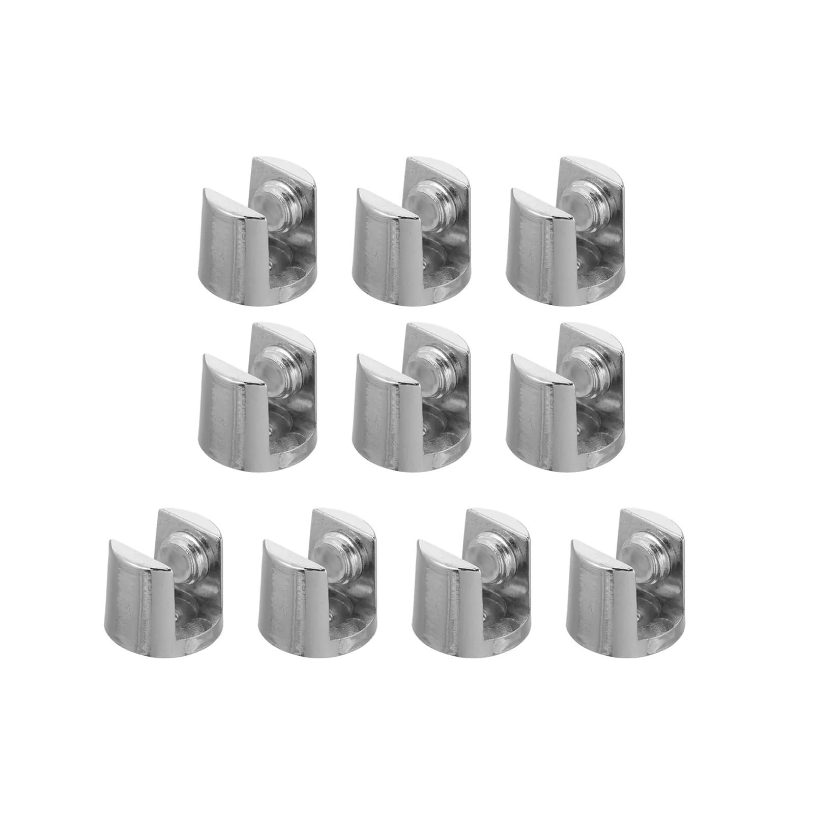 Mlyvax One Color 30Pcs Zinc Alloy Adjustable Mirror Glass Clips