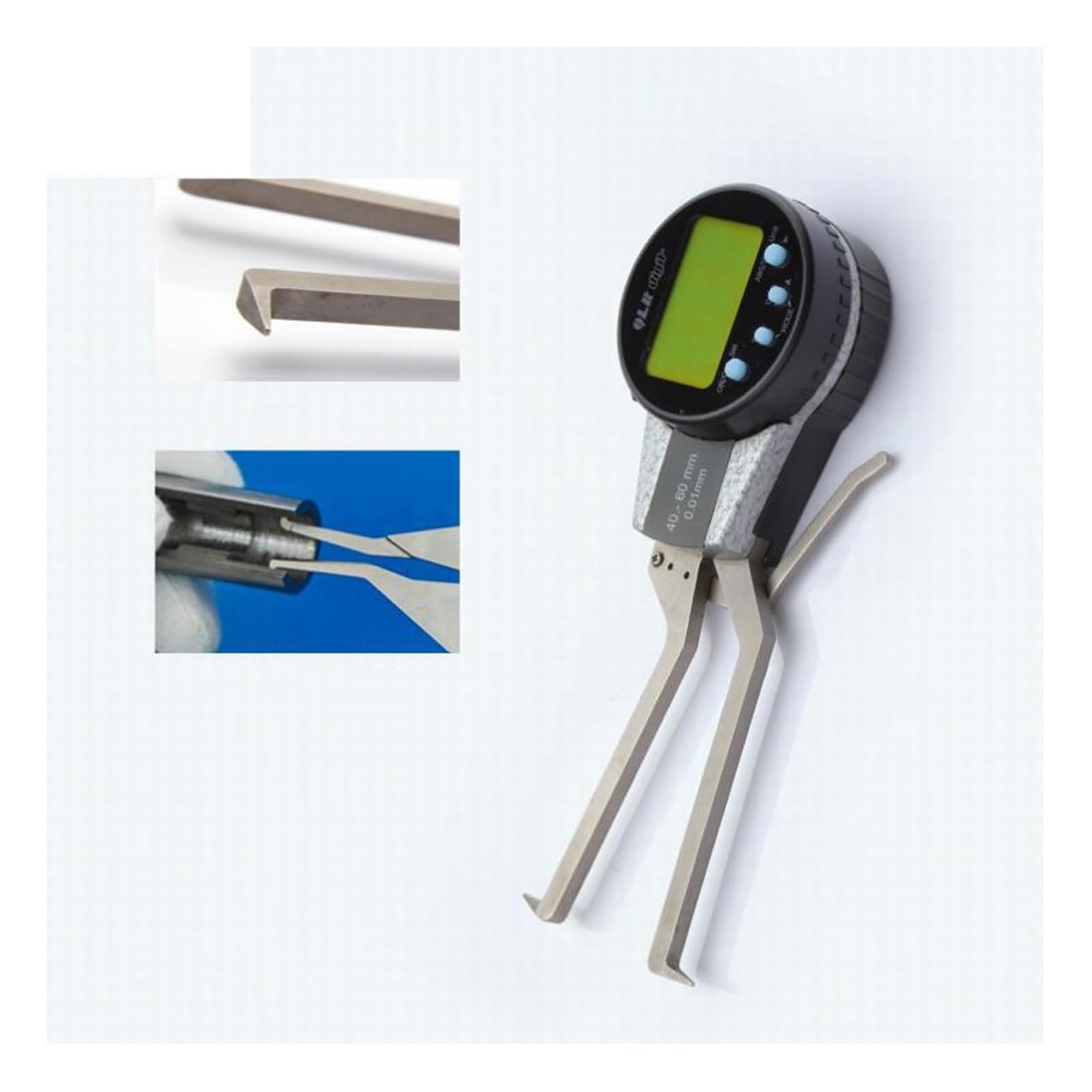 Mikrometr, 5-15/10-20/5-25/40-60mm 0.005mm cyfrowy suwmiarka wewnętrzna elektroniczny miernik z obrotową tarczą pomiarową otwór rowek Abs mikrometr(20-30mm)