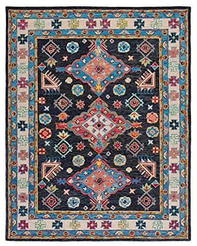 Tapete SAFAVIEH 243x183 cm Lana Boho Hecho a Mano miniatura 3
