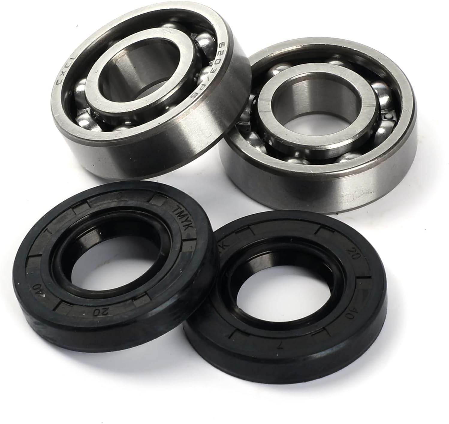 PW50 Crankshaft Bearings, Seal Kit for yamaha PW50 PY50 PeeWee Y-Zinger 50 Kid Bikes