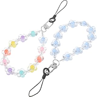 2Pcs Colhedores Telefones Chaveiro Cordão Pulseira De Telefone Pulseira Encantos De Telefone Acessórios De Telefone Charme Telefone Celular Corrente De Telefone Móvel Cordão De