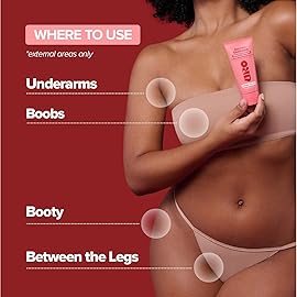 O Positiv URO Intimate Whole Body Deodorant Cream - Dermatologist Tested, Hypoallergenic, Non-irritating, Aluminum Free, Unscented, Dries Clear - Odor & Moisture Control, Anti-Chafing - 3 Oz Tube