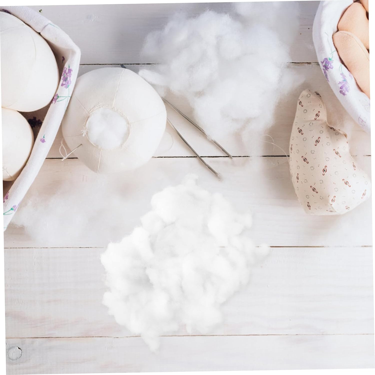 Polyester Fiberfill for Dolls and Stuffed Toys, 500g White