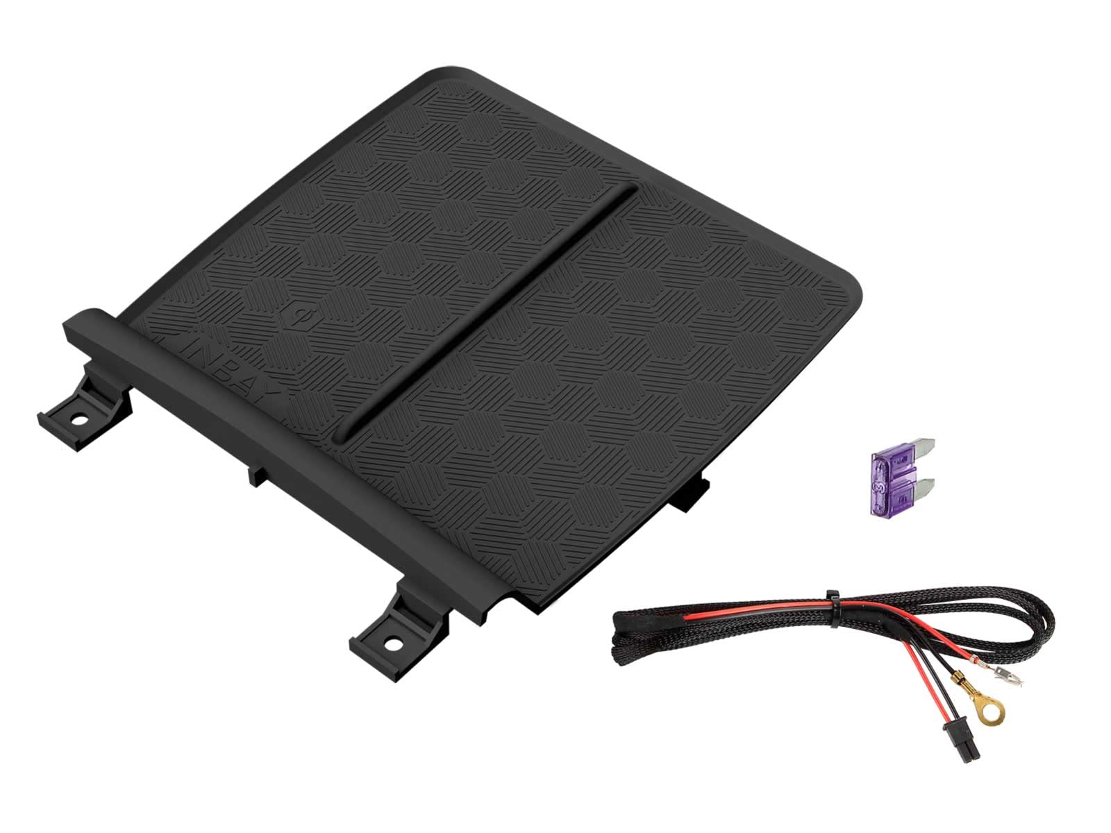 Inbay Caricabatterie wireless Caricabatterie wireless per Audi A 3 8P c 15W Ricarica induttiva per auto per smartphone Telefono cellulare Ricarica wireless per auto Certificato qi per installazione in