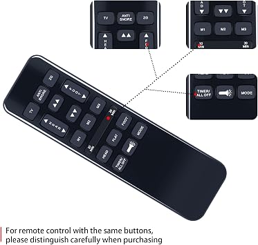 Replacement Remote Control fits Richmat HJH55 Adjustable Bed-Adjustable Bed Replacement Parts HJH55 C121480H550044